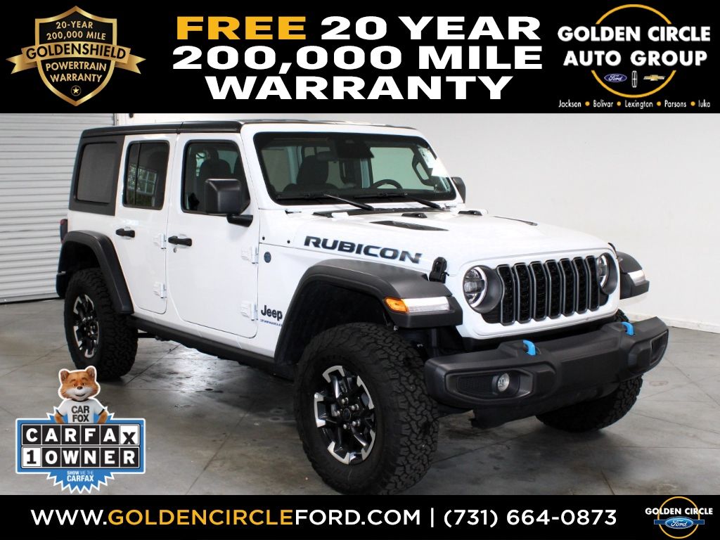 Bright White Clearcoat 2025 Jeep Wrangler 4xe Rubicon 4WD SUV / Crossover Four-Wheel Drive 8-Speed Automatic