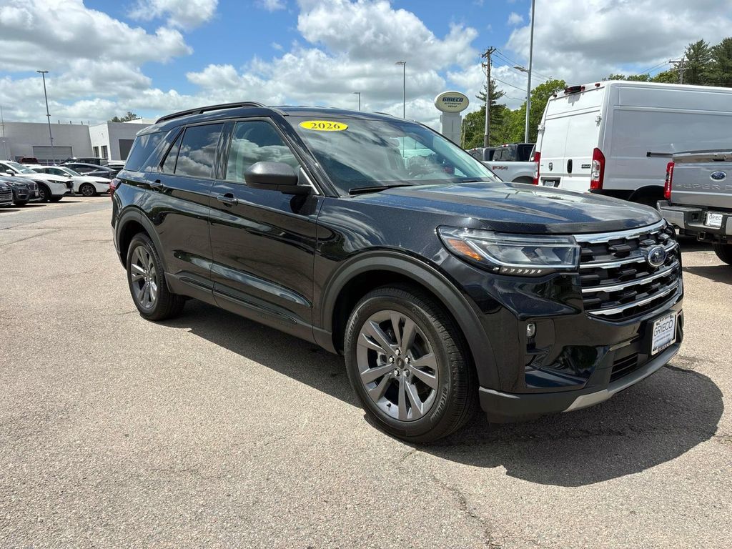 Black Metallic 2026 Ford Explorer SUV / Crossover All-Wheel Drive Automatic