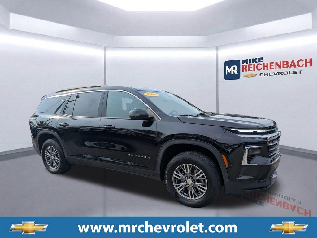Mosaic Black Metallic 2025 Chevrolet Traverse SUV / Crossover Four-Wheel Drive 8-Speed Automatic