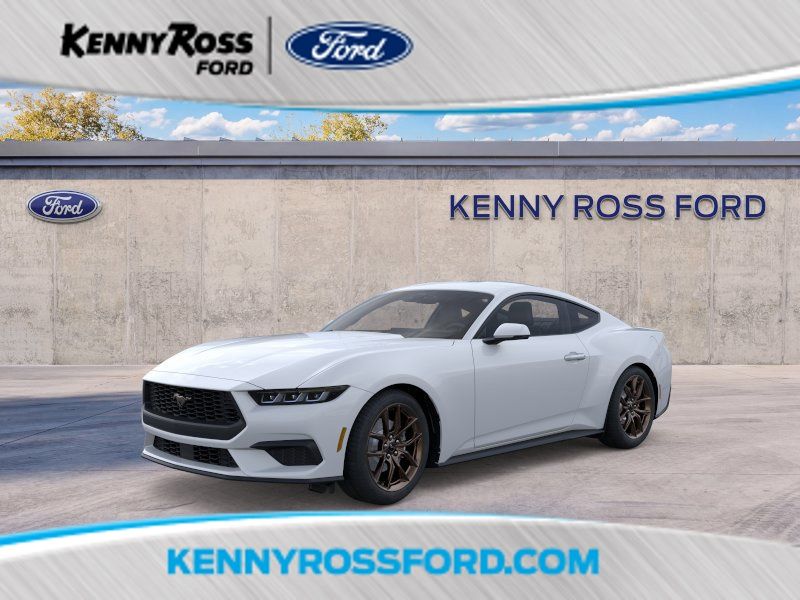 Oxford White 2025 Ford Mustang Coupe Rear-Wheel Drive Automatic
