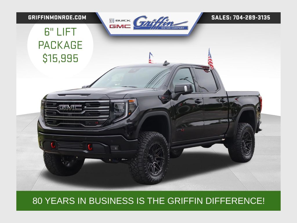 Onyx Black 2026 GMC Sierra 1500 Pickup Truck Four-Wheel Drive Automatic