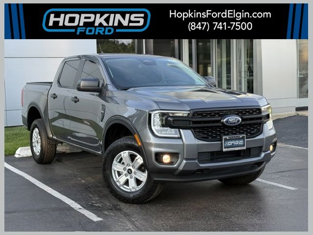 Gray Metallic 2024 Ford Ranger Pickup Truck Four-Wheel Drive Automatic