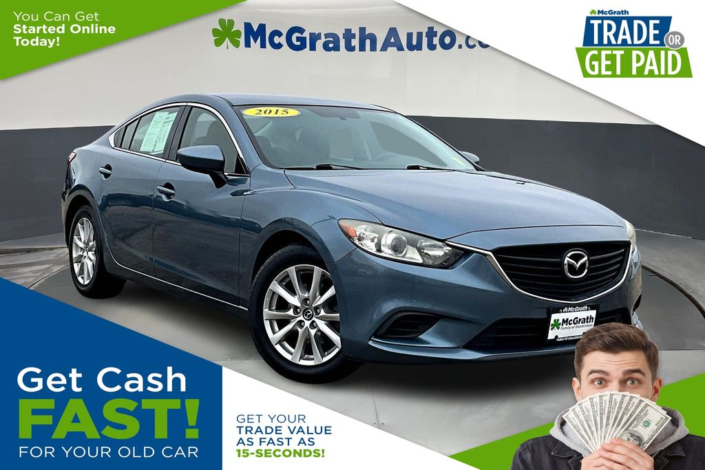 Blue Reflex Mica 2015 Mazda MAZDA6 i Sport Sedan Front-Wheel Drive 6-Speed Automatic