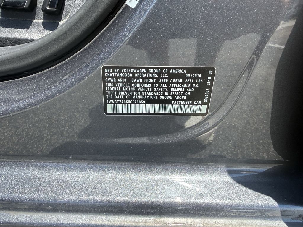 2017 Volkswagen Passat SEL Premium Gray at DeMontrond Auto Country