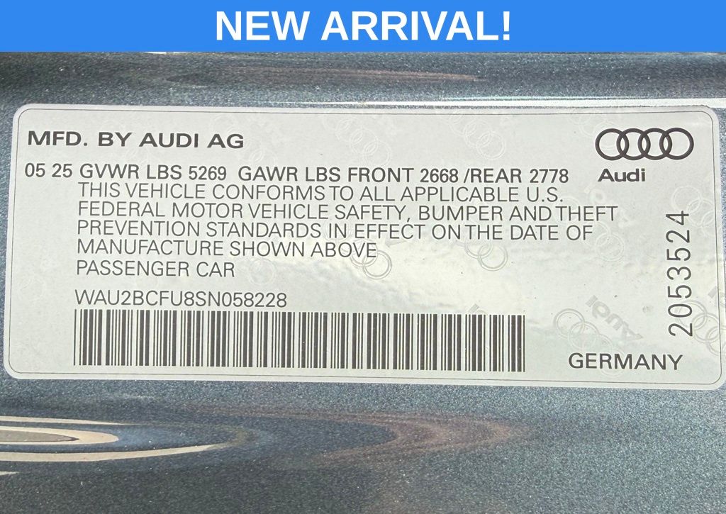 Used 2025 Blue Audi 2.0T Premium Plus image 39