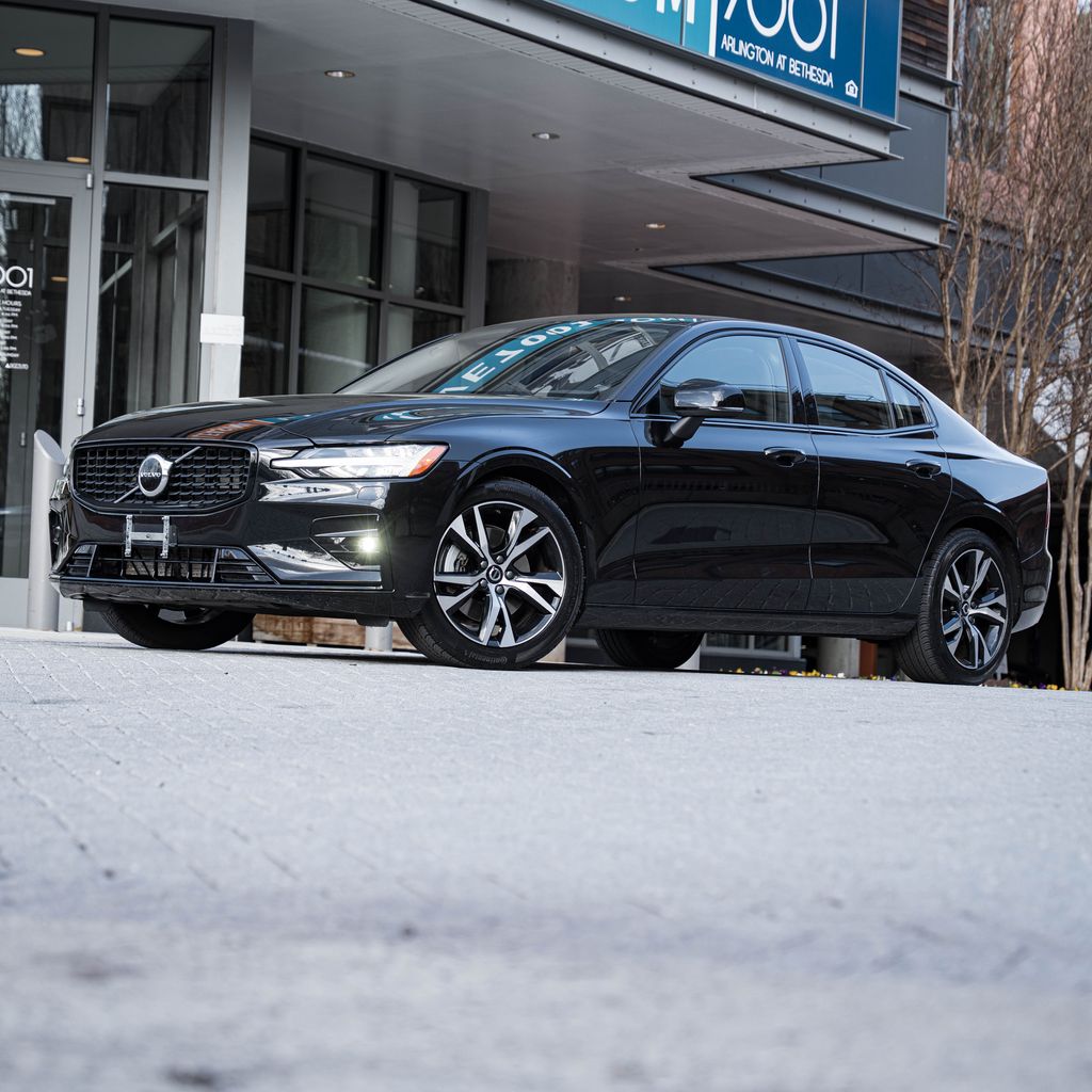 Black 2025 Volvo S60 B5 Core AWD Sedan All-Wheel Drive Automatic