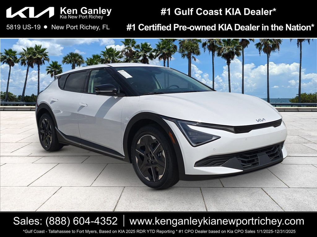 Glacial White Pearl 2026 Kia EV6 SUV / Crossover Rear-Wheel Drive 1-Speed Automatic