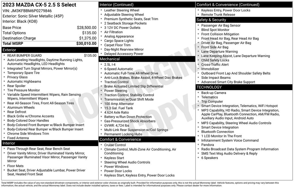 2023 Mazda CX-5 2.5 S Select
