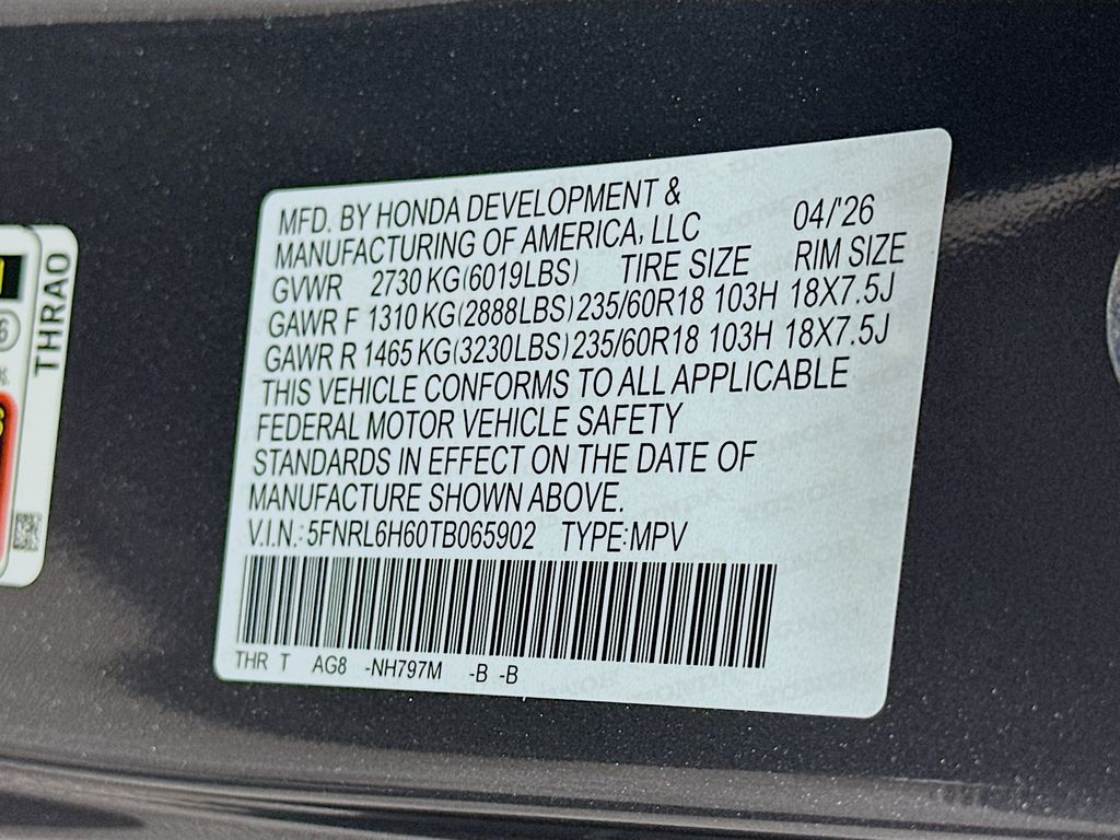 Thumbnail: 2026 Honda Odyssey - 22