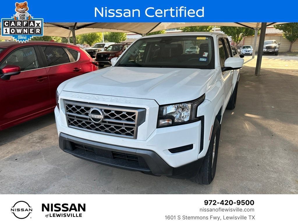 Glacier White 2024 Nissan Frontier Pickup Truck 4X2 9-Speed Automatic Overdrive