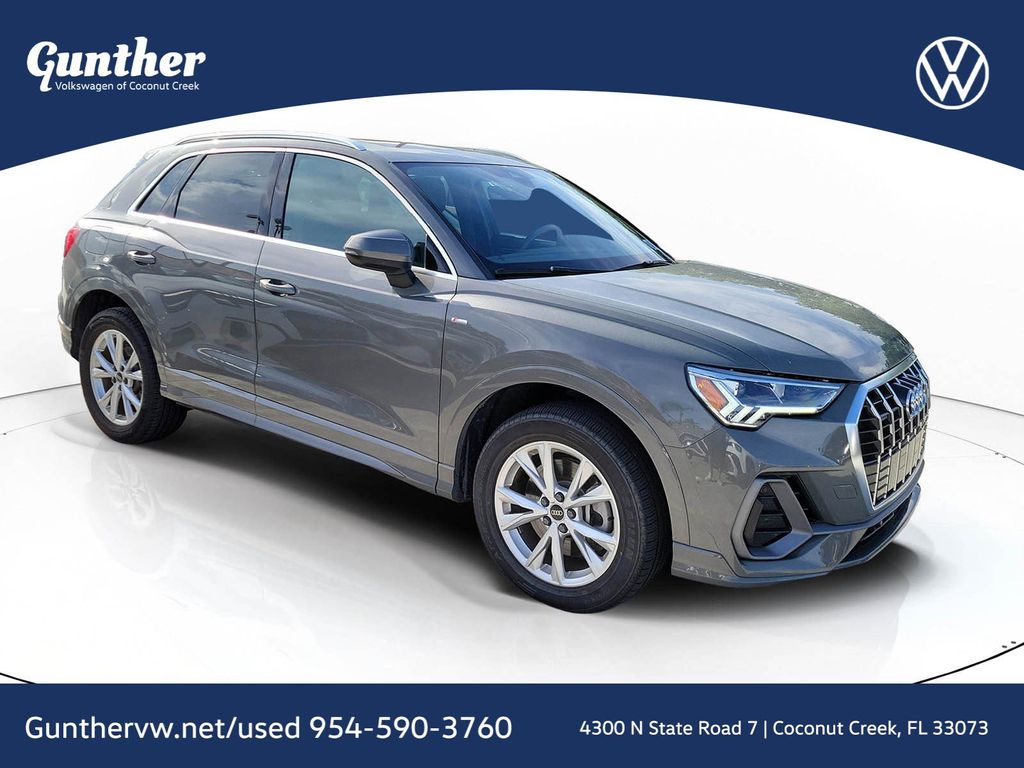 Gray 2024 Audi Q3 quattro Premium S Line 45 TFSI SUV / Crossover All-Wheel Drive 8-Speed Automatic