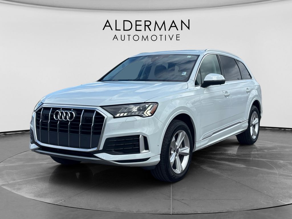 Glacier White 2023 Audi Q7 SUV / Crossover All-Wheel Drive 8-Speed Automatic