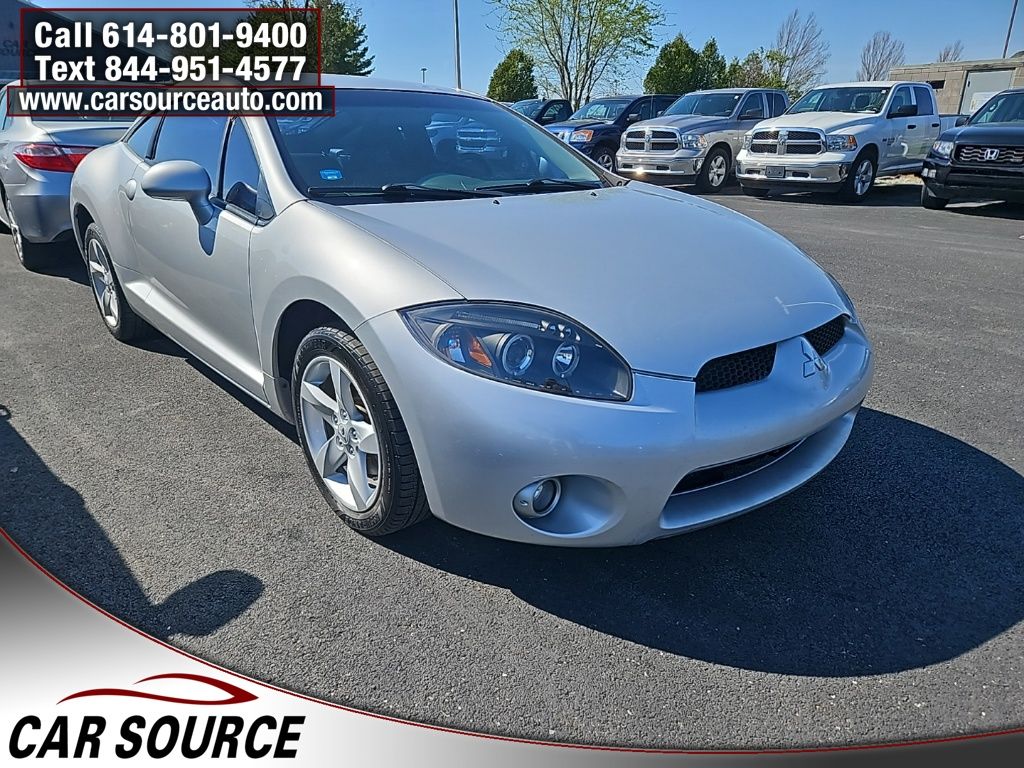 Liquid Silver Metallic 2007 Mitsubishi Eclipse GT Coupe Front-Wheel Drive 5-Speed Automatic