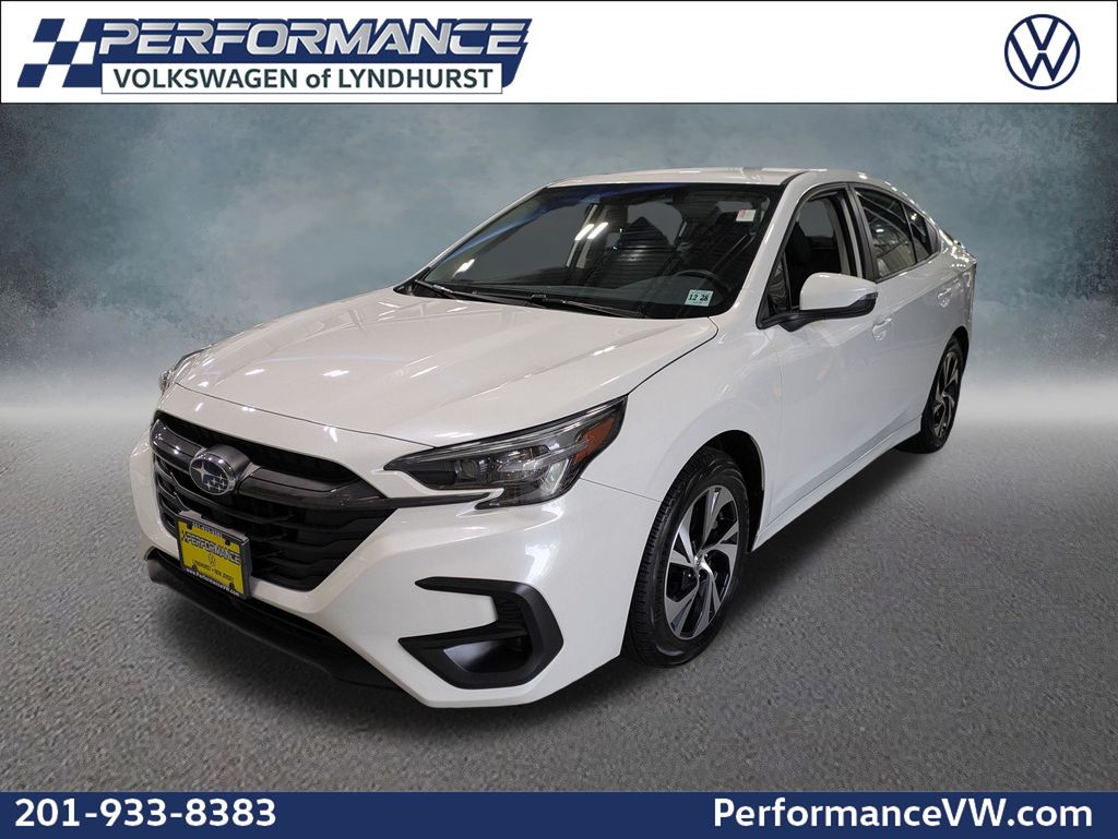 Crystal White Pearl 2024 Subaru Legacy Sedan All-Wheel Drive Continuously Variable Transmission