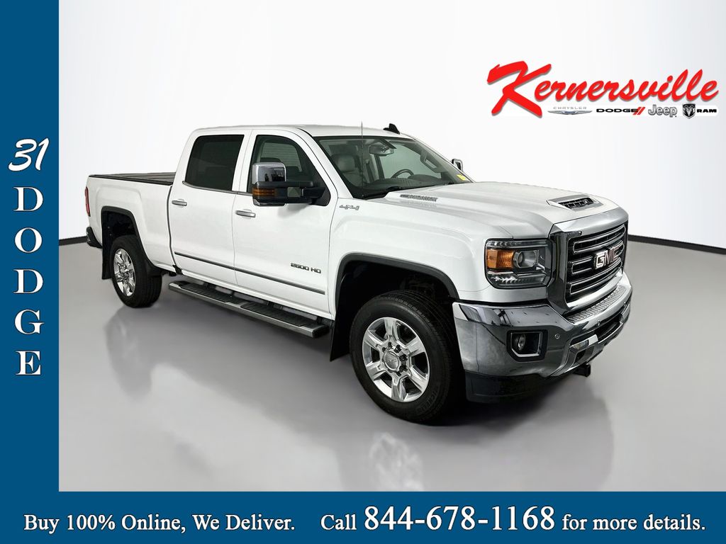 Summit White 2018 GMC Sierra 2500HD Pickup Truck Four-Wheel Drive Automatic