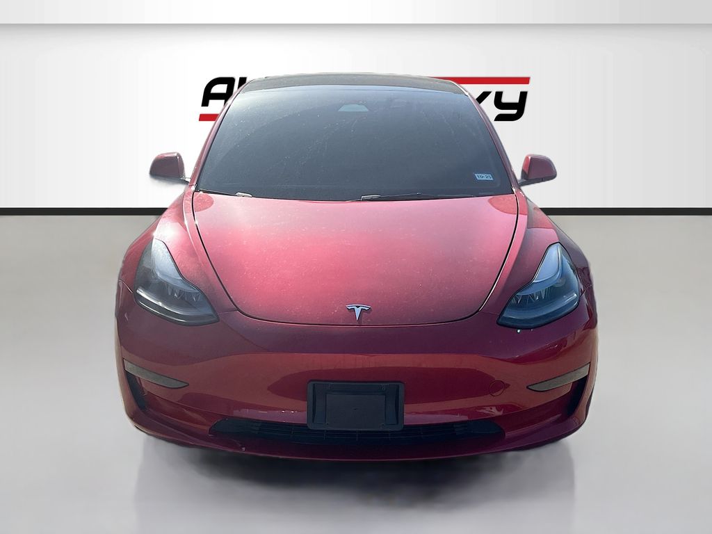 Used 2023 Red Tesla Base image 2
