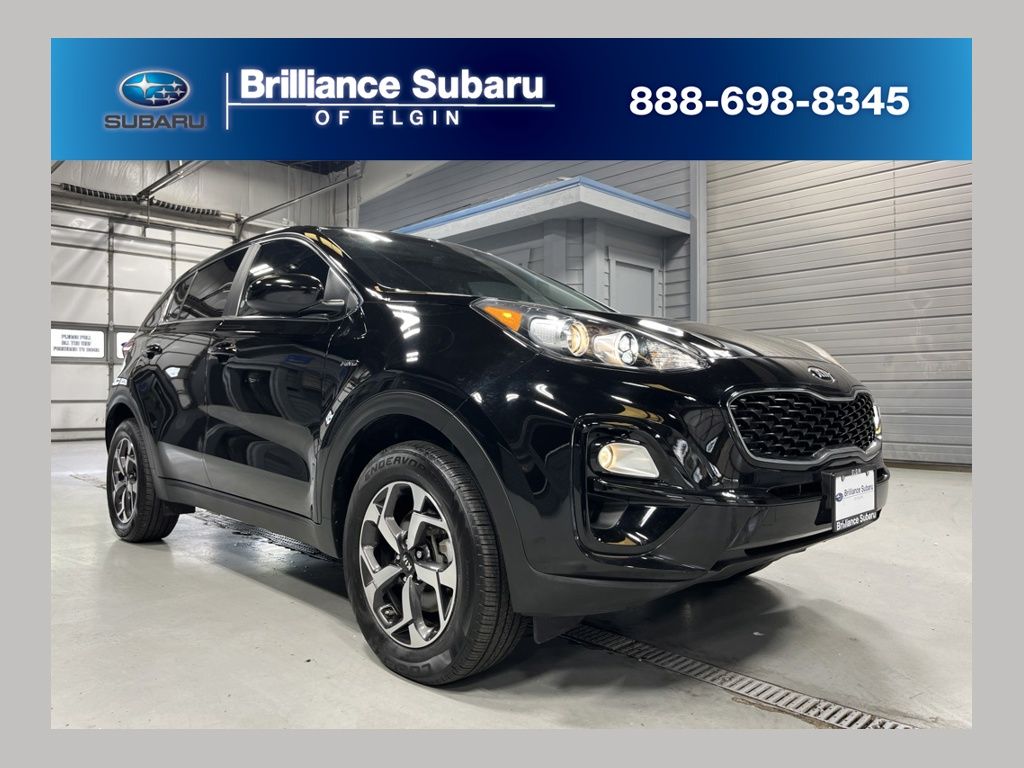Black Cherry Pearl 2022 Kia Sportage SUV / Crossover All-Wheel Drive 6-Speed Automatic Overdrive