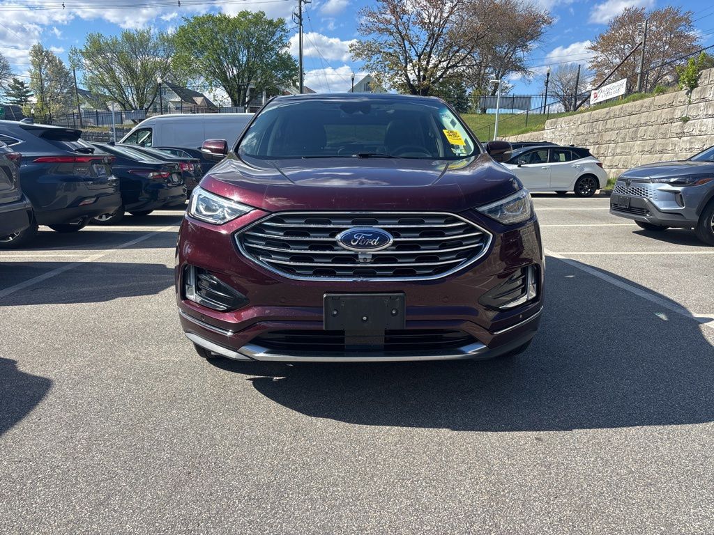 Used 2019 Ford Edge Titanium with VIN 2FMPK4K90KBB18686 for sale in Greenfield, MA