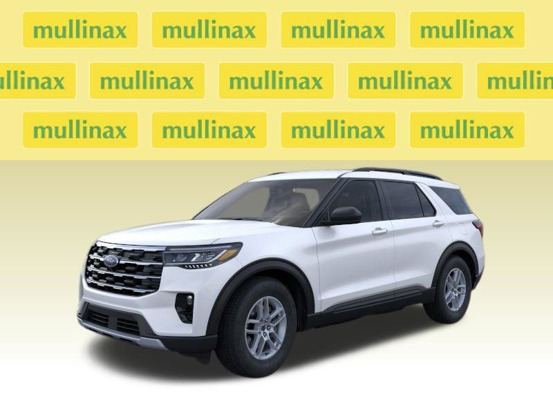 2026 Star White Metallic Tri-Coat Ford Explorer Active RWD SUV