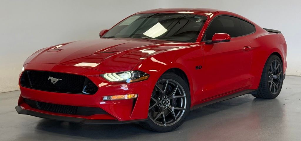 Race Red 2019 Ford Mustang GT Premium Coupe RWD Coupe Rear-Wheel Drive 6-Speed Manual