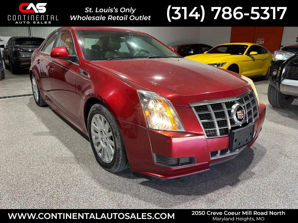 Crystal Red Tintcoat 2012 Cadillac CTS Sedan All-Wheel Drive 6-Speed Automatic