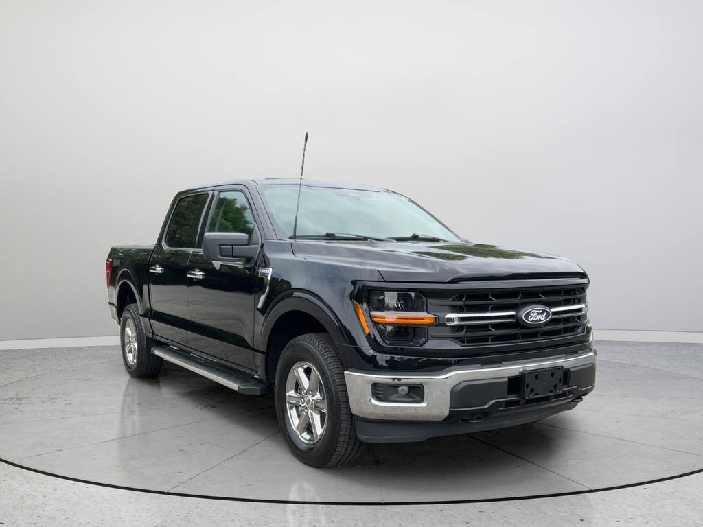 Black 2025 Ford F-150 Pickup Truck Four-Wheel Drive Automatic