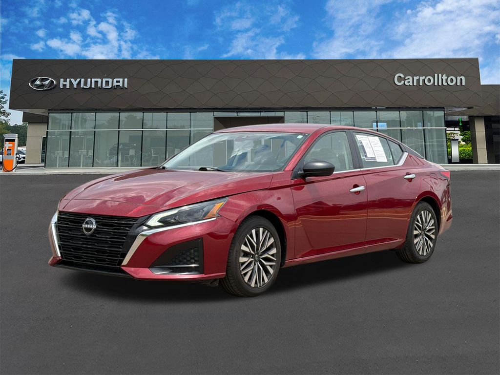 Red (Scarlet Ember) 2025 Nissan Altima Sedan Front-Wheel Drive Continuously Variable Transmission