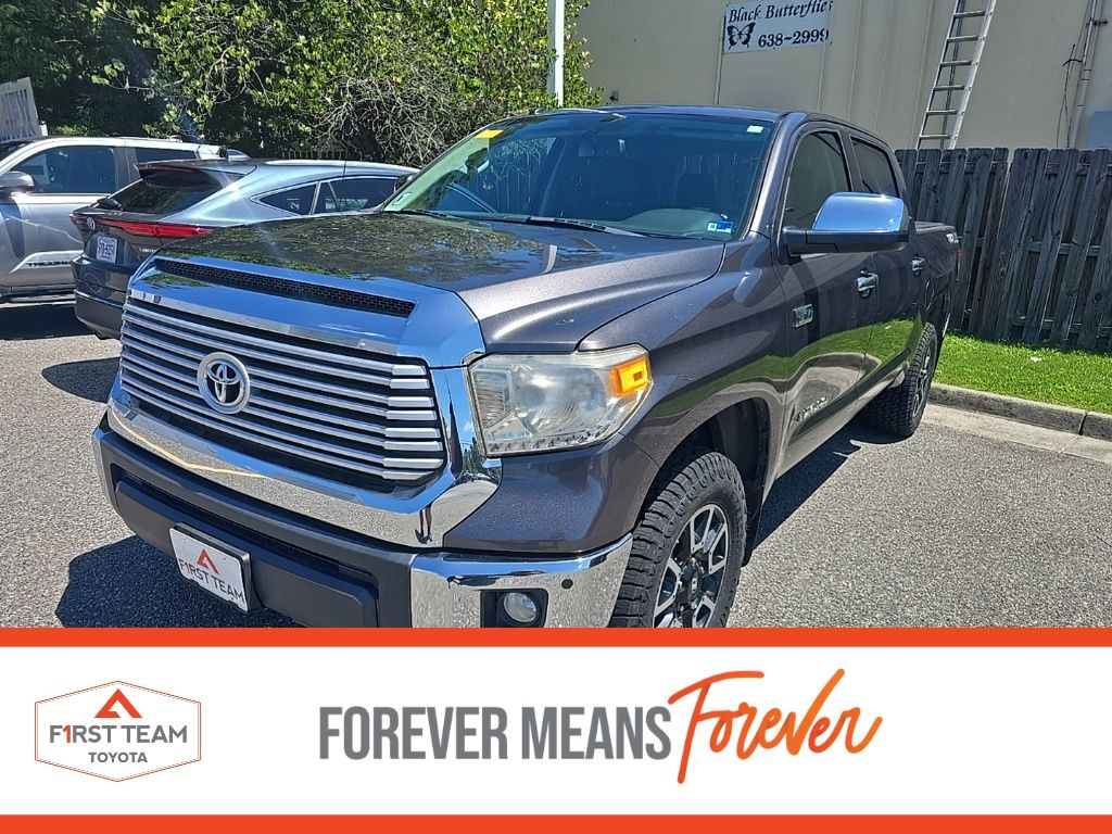 Magnetic Gray Metallic 2016 Toyota Tundra Pickup Truck Four-Wheel Drive 6-Speed Automatic Overdrive
