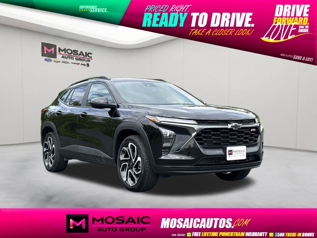 Mosaic Black Metallic 2025 Chevrolet Trax SUV / Crossover Front-Wheel Drive 6-Speed Automatic