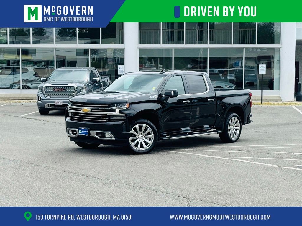 Black 2022 Chevrolet Silverado 1500 Pickup Truck Four-Wheel Drive Automatic