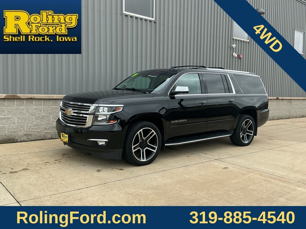 Black 2020 Chevrolet Suburban 1500 Premier 4WD SUV / Crossover Four-Wheel Drive 6-Speed Automatic Overdrive