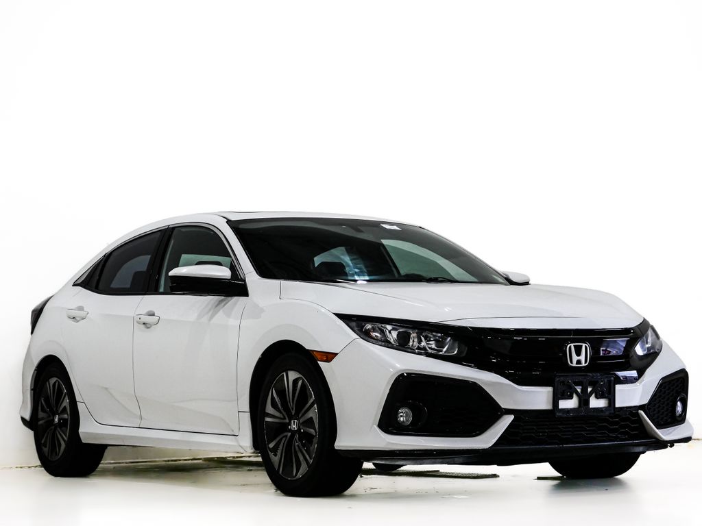 Taffeta White 2017 Honda Civic Hatchback Hatchback Front-Wheel Drive Continuously Variable Transmission