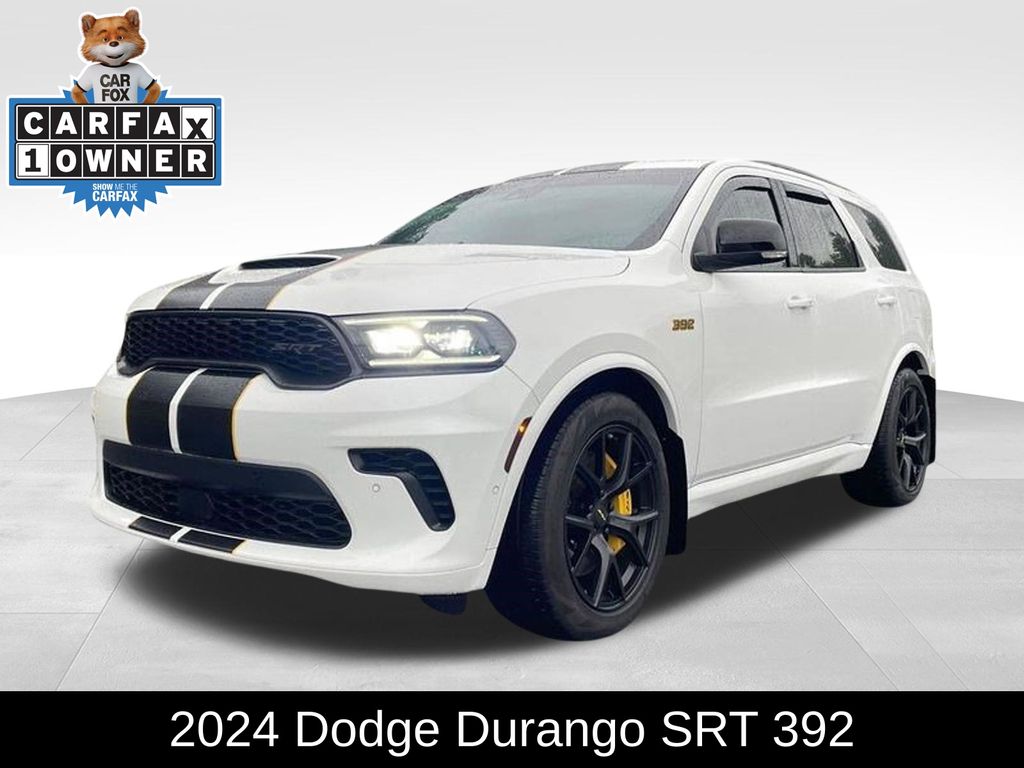 White Knuckle Clearcoat 2024 Dodge Durango SRT 392 AWD SUV / Crossover All-Wheel Drive 8-Speed Automatic