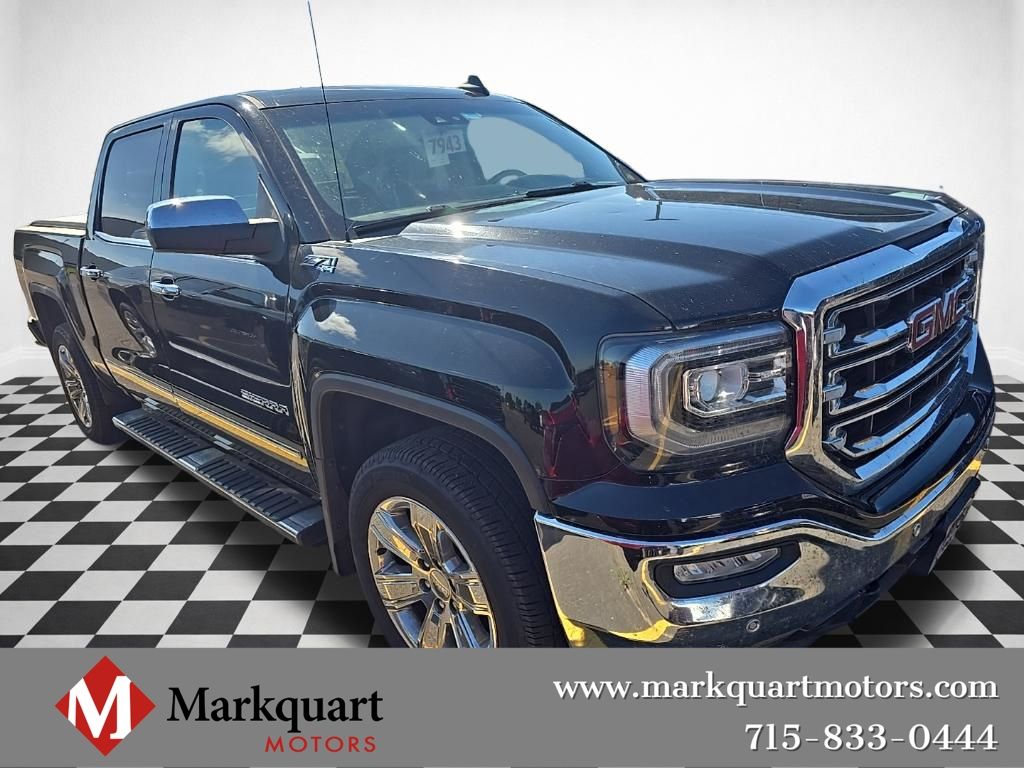 Onyx Black 2017 GMC Sierra 1500 Pickup Truck Four-Wheel Drive 8-Speed Automatic Overdrive