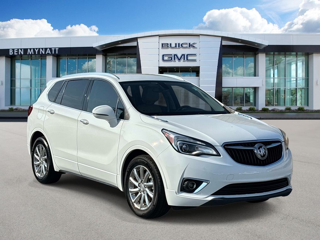 Summit White 2020 Buick Envision SUV / Crossover Front-Wheel Drive 6-Speed Automatic