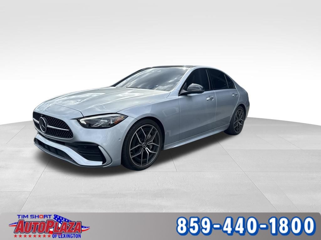 Silver 2024 Mercedes-Benz C-Class Sedan All-Wheel Drive 9-Speed Automatic