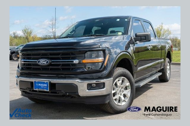 Black Metallic 2025 Ford F-150 Pickup Truck Four-Wheel Drive Automatic