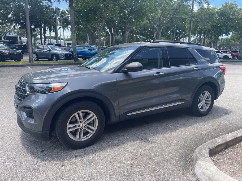 Carbonized Gray Metallic 2023 Ford Explorer XLT RWD SUV / Crossover Rear-Wheel Drive Automatic