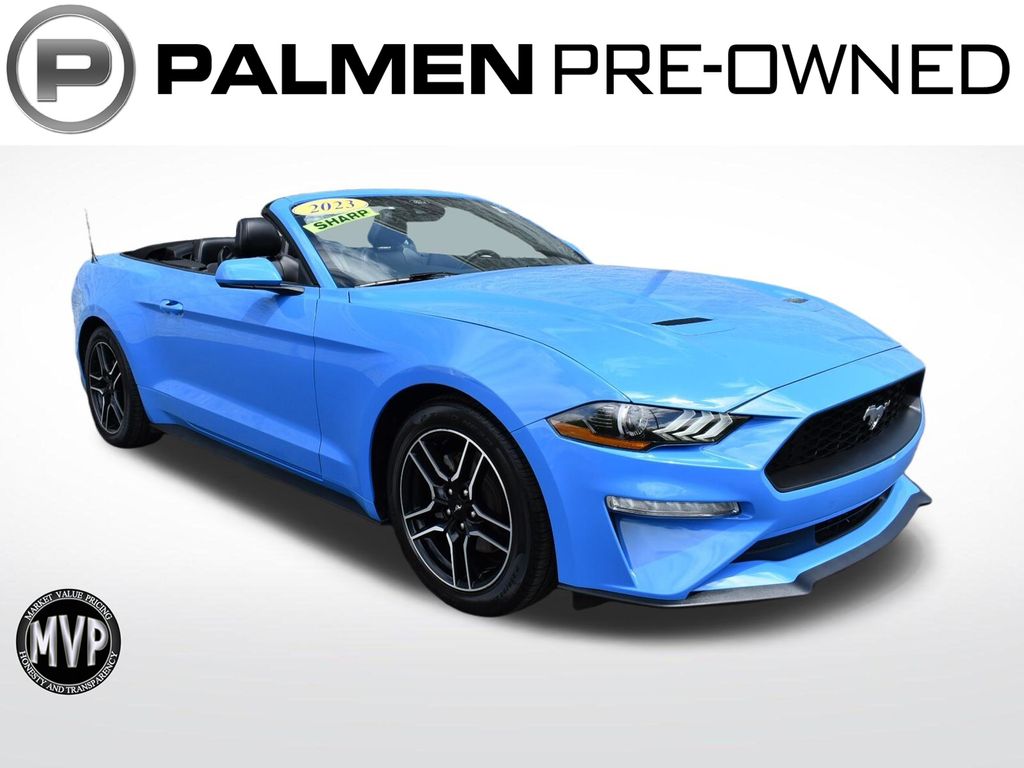 Grabber Blue Metallic 2023 Ford Mustang Convertible Rear-Wheel Drive Automatic