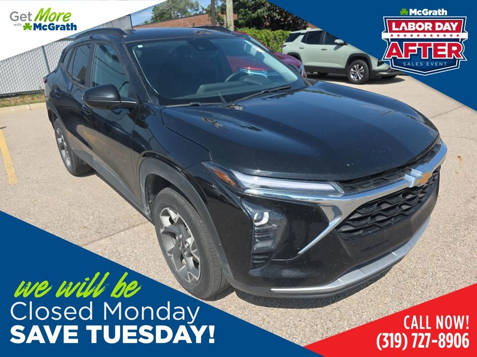 Mosaic Black Metallic 2025 Chevrolet Trax SUV / Crossover Front-Wheel Drive 6-Speed Automatic