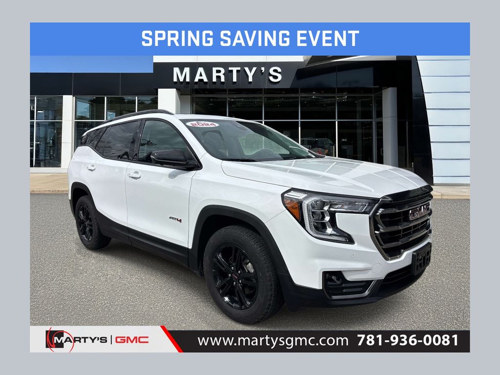 Summit White 2024 GMC Terrain AT4 AWD SUV / Crossover All-Wheel Drive 9-Speed Automatic