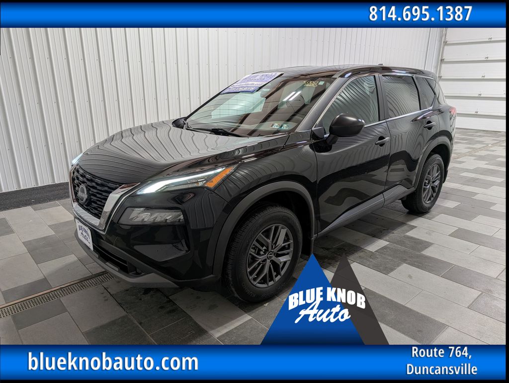 Super Black 2023 Nissan Rogue SUV / Crossover All-Wheel Drive Continuously Variable Transmission