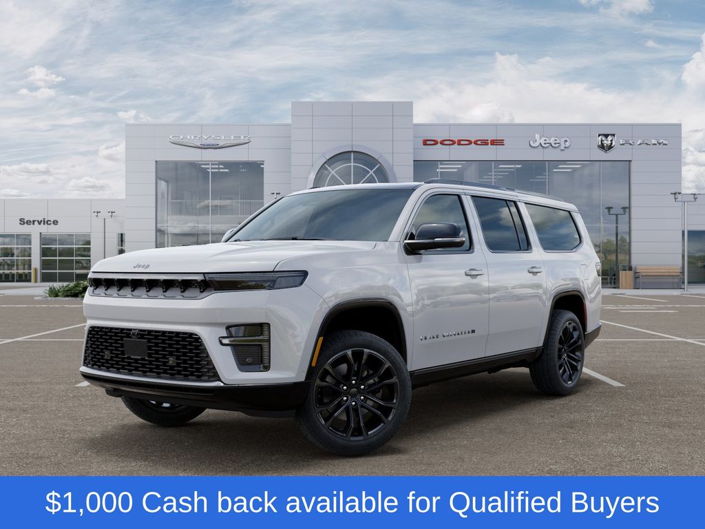 Bright White Clearcoat 2026 Jeep Grand Wagoneer L SUV / Crossover Four-Wheel Drive 8-Speed Automatic