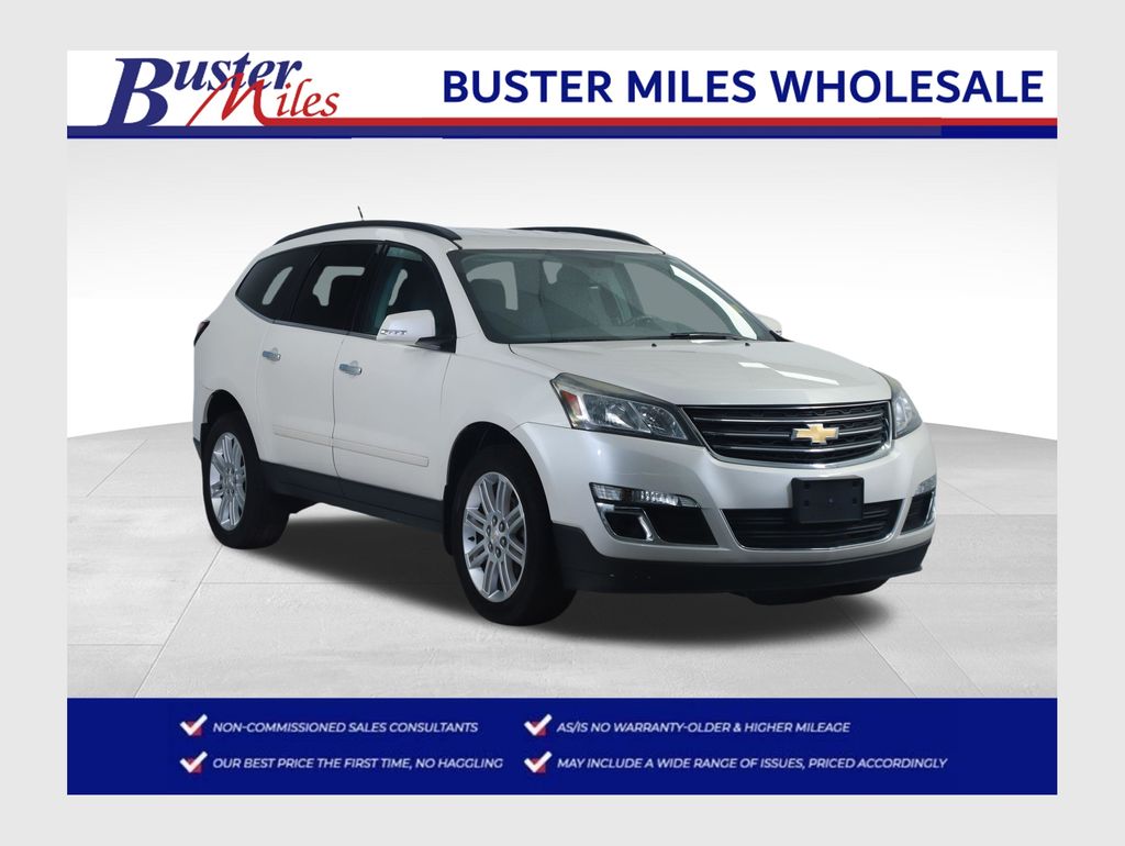 White Diamond Clearcoat 2015 Chevrolet Traverse SUV / Crossover Front-Wheel Drive 6-Speed Automatic