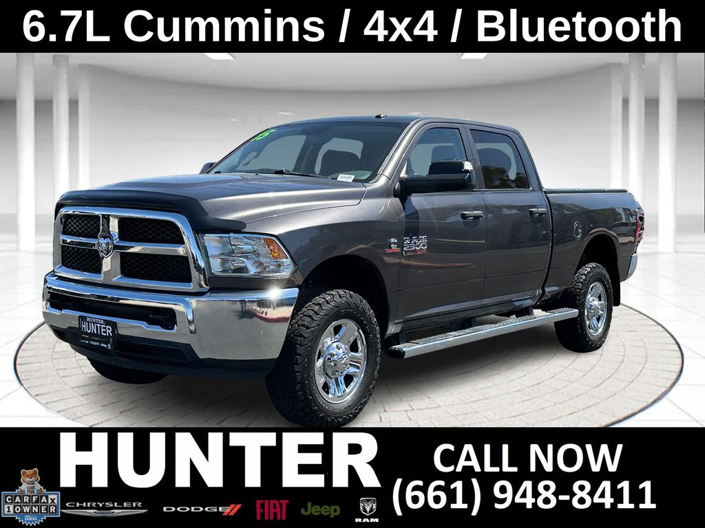 Crystal Metallic 2015 RAM 2500 Tradesman Crew Cab 4WD Pickup Truck Four-Wheel Drive 6-Speed Automatic
