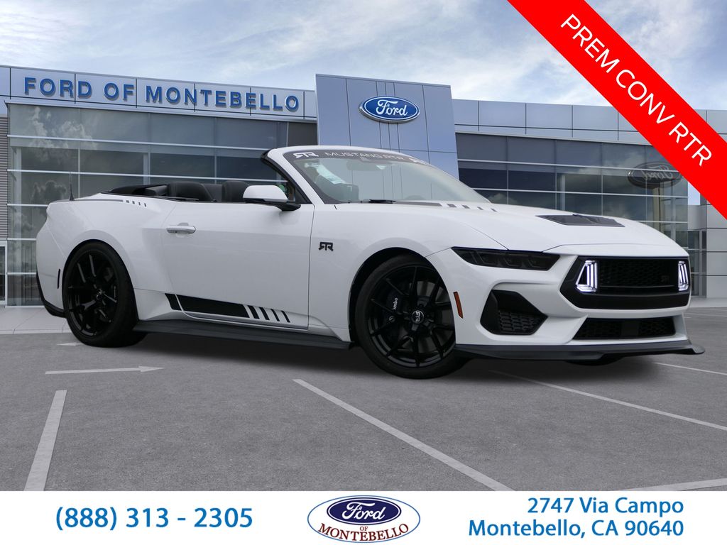 Oxford White 2025 Ford Mustang Convertible Rear-Wheel Drive Automatic