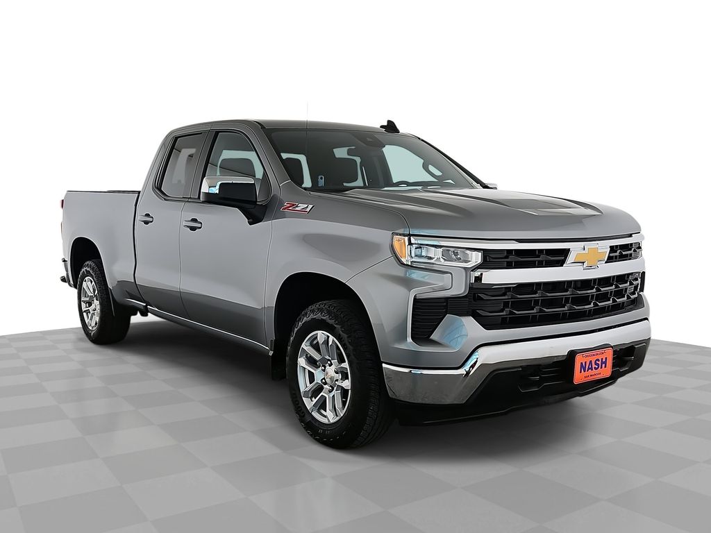 Sterling Gray Metallic 2023 Chevrolet Silverado 1500 Pickup Truck Four-Wheel Drive Automatic