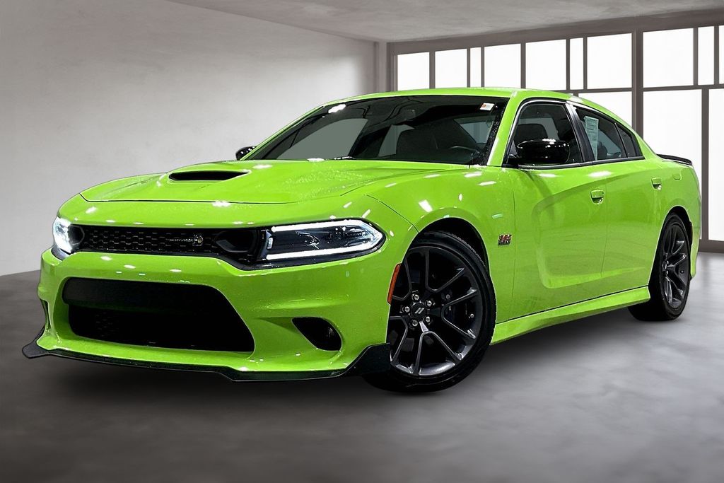 Green (Sublime Metallic Clearcoat) 2023 Dodge Charger Scat Pack RWD Sedan Rear-Wheel Drive 8-Speed Automatic