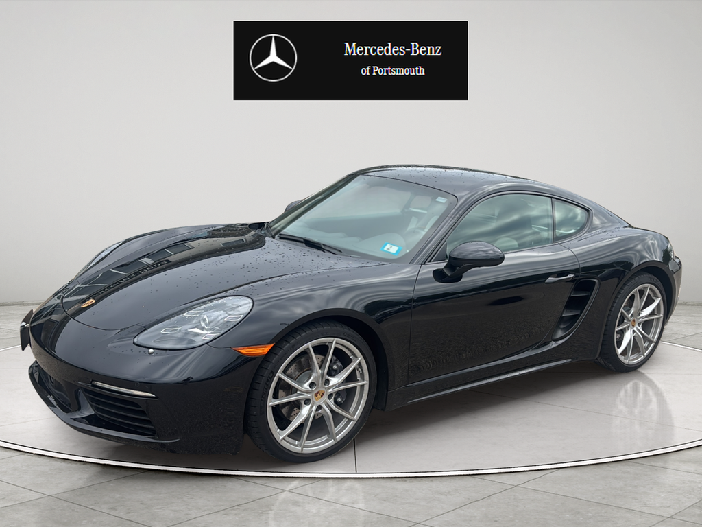 Jet Black Metallic 2024 Porsche 718 Cayman Coupe Rear-Wheel Drive 7-Speed Automatic
