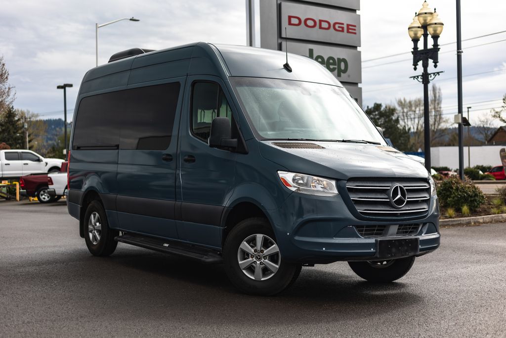 Blue 2019 Mercedes-Benz Sprinter 2500 144 High Roof Passenger Van RWD Van 4X2 9-Speed Automatic